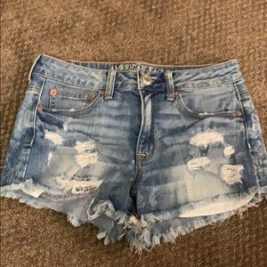 Denim shorts